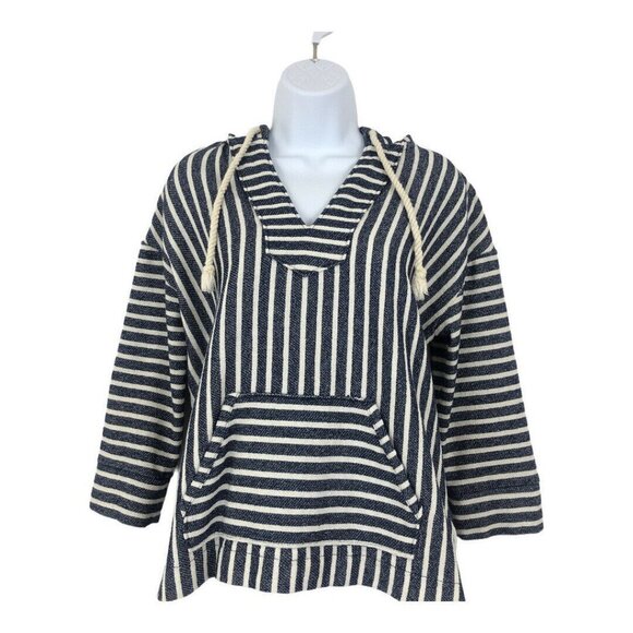J. Crew Baja Striped Nautical Hoodie - Picture 1 of 4